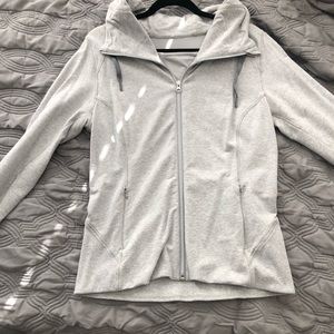 Gray lululemon zip up hoodie